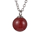 круглые ожерелья кулона драгоценного камня(NJEW-JN04718-01)-4