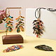 DIY Monstera Leaf Dangle Earring Making Kits(DIY-BY0001-38)-6