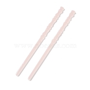 Opaque Acrylic Hair Sticks, Pink, 179x9x4.5mm(OHAR-C011-03J)