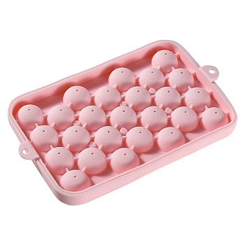 Silicone Molds, Ice Molds, Pink, 188x125x25mm