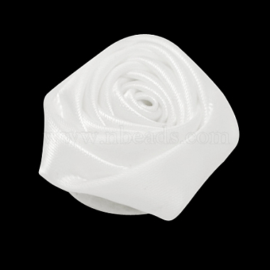 29mm White Flower Cloth Cabochons