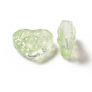 Spray Painted Transparent Glass Beads(GLAA-J102-06)-3