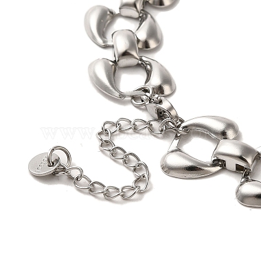 304 collares de acero inoxidable hechos a mano(NJEW-Q333-05P)-3