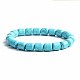 bracelet turquoise avec bracelet corde élastique(DZ7554-29)-1