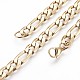 Ion Plating(IP) 304 Stainless Steel Figaro Chain Bracelets(BJEW-P236-20G)-2