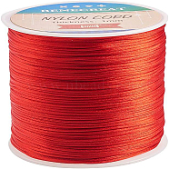 Nylon Thread, Red, 1mm, about 200m/roll(LW-BC0003-19)