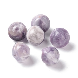 Natural Lilac Jade Display Decorations, Gemstone Figurine, Planet, 20x18mm(G-G861-01S)