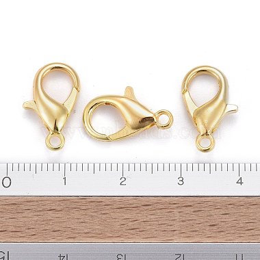 Zinc Alloy Lobster Claw Clasps(X-E106-G)-5