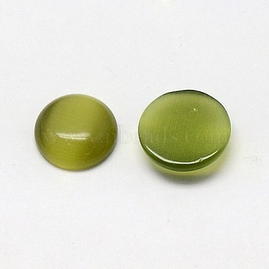 Cabochons en &oelig;il de chat(CE-J002-10mm-34)-2