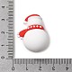 クリスマステーマのシリコンフォーカルビーズ(SIL-L007-01I)-3