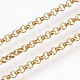 Ion Plating(IP) Handmade 304 Stainless Steel Rolo Chains(STAS-P200-24G)-1