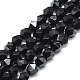 Brins de perles d'onyx noir naturel(G-S149-02-6mm)-1
