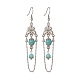 Gemstone Dangle Earrings(EJEW-TA00207)-3