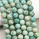 Natural Peruvian Turquoise(Jasper) Beads Strands(G-F836-A02-10mm)-1