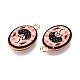 Printed Alloy Pendants(PALLOY-SZC0008-05R)-2