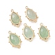 Natural Fluorite Connector Charms(G-G012-05G-08)-1