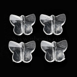 Transparent Acrylic Beads, Butterfly, White, 11.5x14x7mm, Hole: 1.2mm, about 892pcs/500g(OACR-P018-02)
