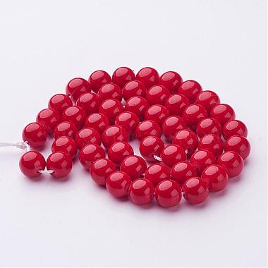 Natural Mashan Jade Round Beads Strands(G-D263-8mm-XS31)-3