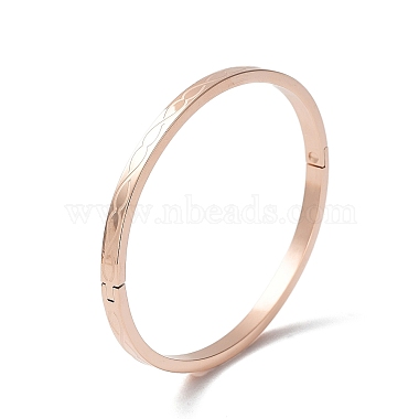 3Pcs 3 Color 304 Stainless Steel Grooved Bangles Set(BJEW-F464-08)-2