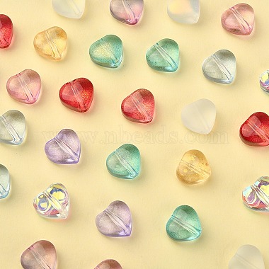 100Pcs 10 Colors Transparent Glass Beads(GLAA-CJ0001-56)-4