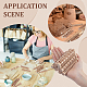10Pcs 10 Styles Wood Rolling Pin(AJEW-GF0014-29)-5