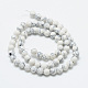 Synthetic Howlite Beads Strands(G-T053-8mm-01-1)-2