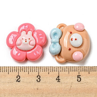 Opaque Resin Decoden Cabochons(RESI-F052-B10)-3