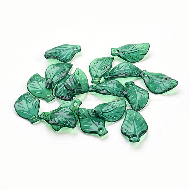 DarkGreen Leaf Acrylic Pendants