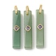 Natural Green Aventurine Pendants(GG-CBA51ED-01G-02)-1