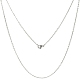 Women Stainless Steel Cross Round Link Necklace Making(X-NJEW-507L-7)-1