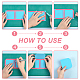 3Pcs 3 Styles Acrylic Sticky Notes Bookbinding Guide Template(DIY-WH0622-192)-4