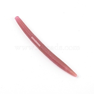 Soft PVC Fishing Baits, Fishing Worms for Saltwater Freshwater, Indian Red, 110x8mm(FIND-WH0072-92H)