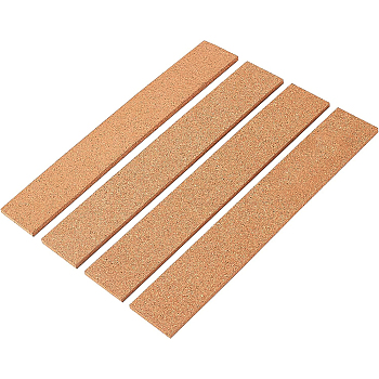 BENECREAT Cork Self-adhesive Tape, DIY Accessories, Rectangle, Camel, 31.5x5.15x0.6cm, 8pcs/set