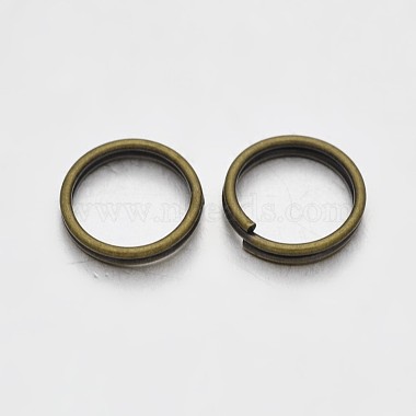 Brass Split Rings(KK-E647-10AB-8mm)-2