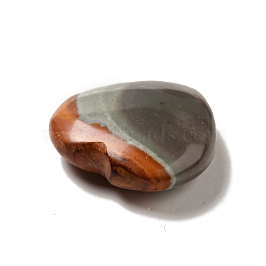 Natural Desert Jasper/Polychrome Jasper Heart Love Stone(G-C010-04)-4