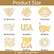 9Pcs Nickel Custom Self-adhesive Picture Stickers(DIY-WH0450-182)-2