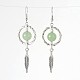 Alloy Natural Mixed Stone Dangle Earrings(EJEW-JE02017)-2