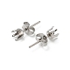 316 Surgical Stainless Steel Stud Earring Findings(STAS-Z118-03P-04)-2