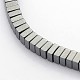 Electroplate Non-magnetic Synthetic Hematite Beads Strands(G-J224D-02)-1
