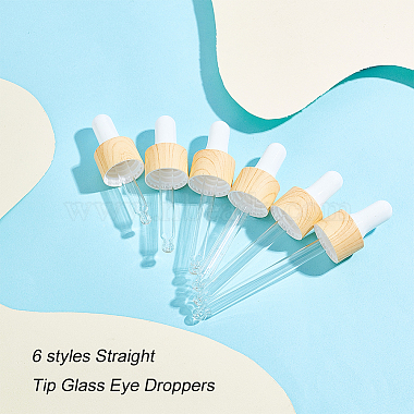 12 Sets 6 styles Straight Tip Glass Eye Droppers(TOOL-BC0002-13)-5