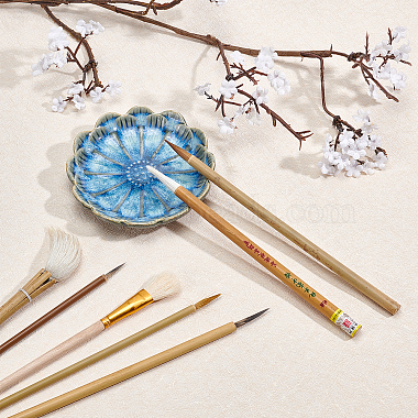 Olycraft бамбуковая кисть для китайской каллиграфии(AJEW-OC0001-83)-6