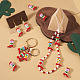 5Pcs Boot Baking Paint Glass Enamel  Beads(LAMP-TADJ0001-08D)-6