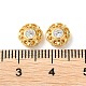 perles rondes plates 925 en argent sterling creuses(STER-D005-02G)-3