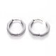 Boucles d'oreilles créoles en acier inoxydable anti-ternissement 304(STAS-S103-25P)-2