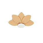 Lotus Food Grade Eco-Friendly Silicone Beads, BurlyWood, 18x30x8mm, Hole: 2.2mm(SIL-WH0013-50O)