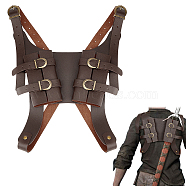 PU Leather with Alloy Fencing Sheath, Sword Storage Bag, Sword Carry Case, Coconut Brown, 1500mm(AJEW-WH0415-58B)