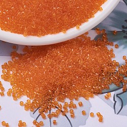 MIYUKI Delica Beads, Cylinder, Japanese Seed Beads, 11/0, (DB0703) Transparent Orange, 1.3x1.6mm, Hole: 0.8mm, about 2000pcs/10g(X-SEED-J020-DB0703)