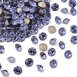 Preciosa&reg MAXIMA Crystal Round Stones, Czech Crystal, Dura Foiling, Round(431 11 615 Chaton), 20410 Tanzanite, SS24(5.25~5.45mm)(X-PRC-RBSS24-20410)