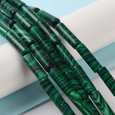 Synthetic Malachite Beads Strands(G-D077-E02)-2