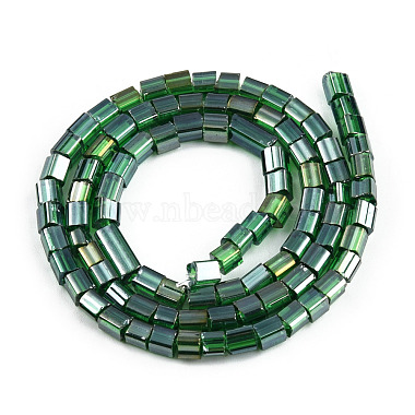 Transparent Electroplate Glass Bead Strands(GLAA-N047-08-C06)-2